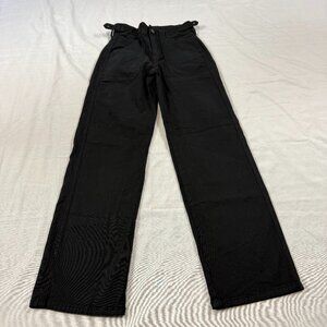 American Eagle Real Good Black High Rise Straight Pants | Size 000 Regular
